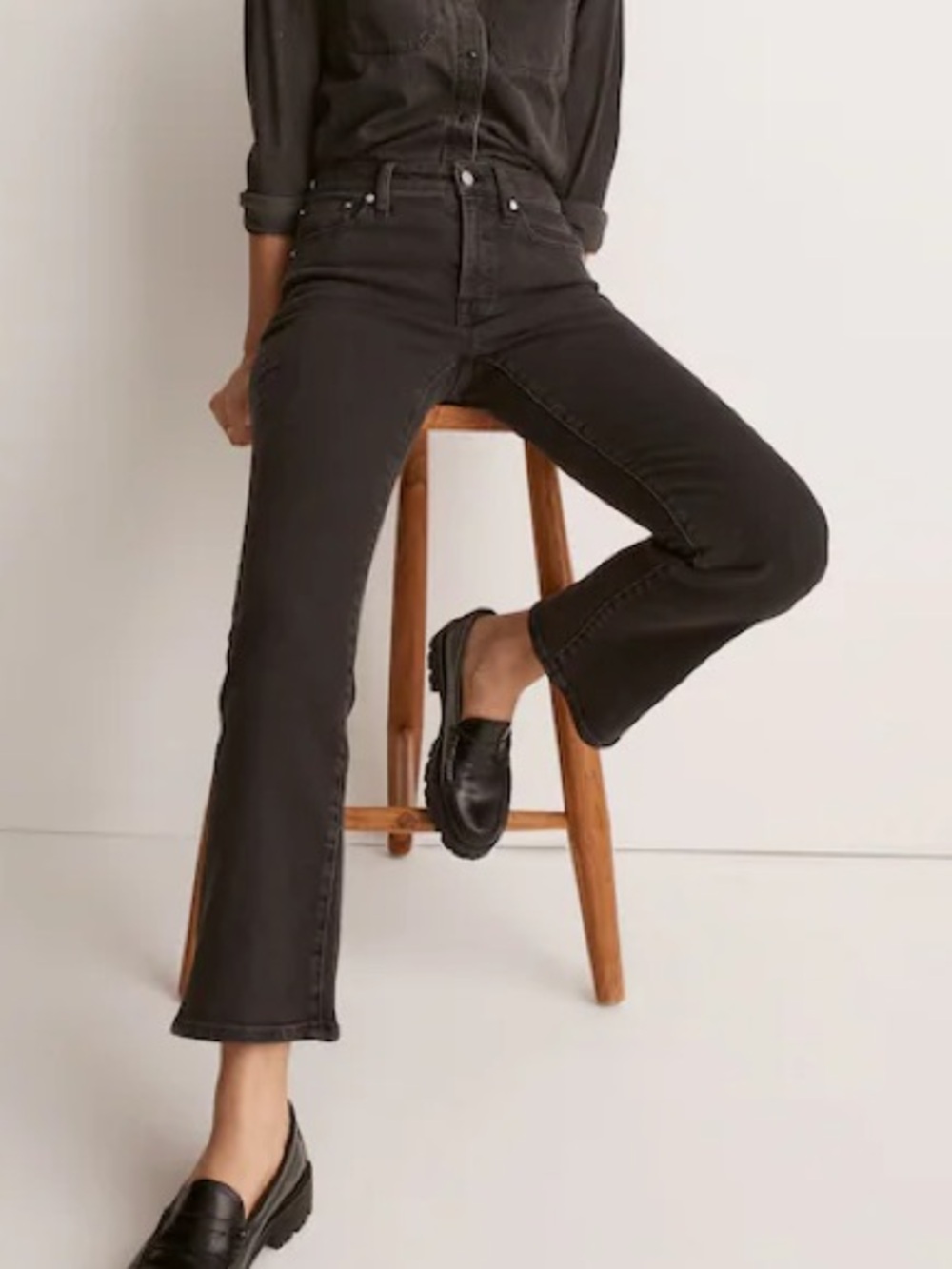 Madewell Mid-Rise Kick Out Jeans in Starkey Wash